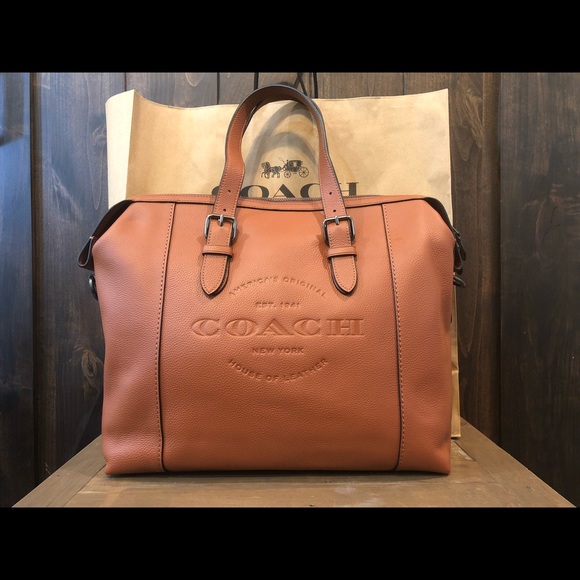 NWT Authentic Coach Hudson Briefcase - Picture 3 of 7